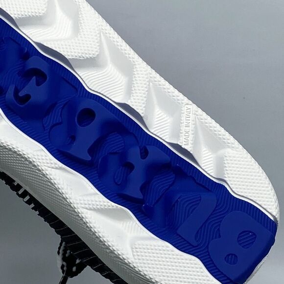 Burberry Black & White Check Knit Box Sneakers size 37 - Picture 15 of 15